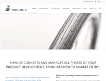 Tablet Screenshot of emanus.com